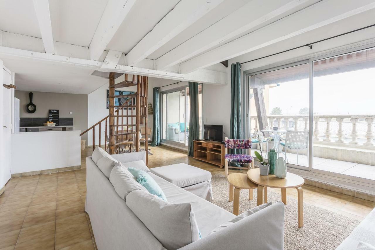 T3 Avec Terrasse Avec Vue Exceptionnelle Sur Les Quais De Sete Leilighet Eksteriør bilde